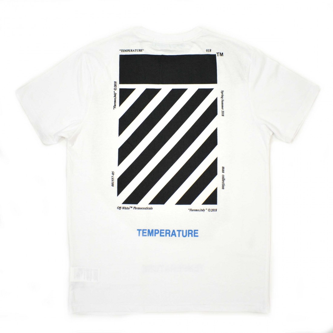 Off white 2025 temperature tee white